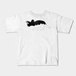 Cosmic Triceratops Kids T-Shirt